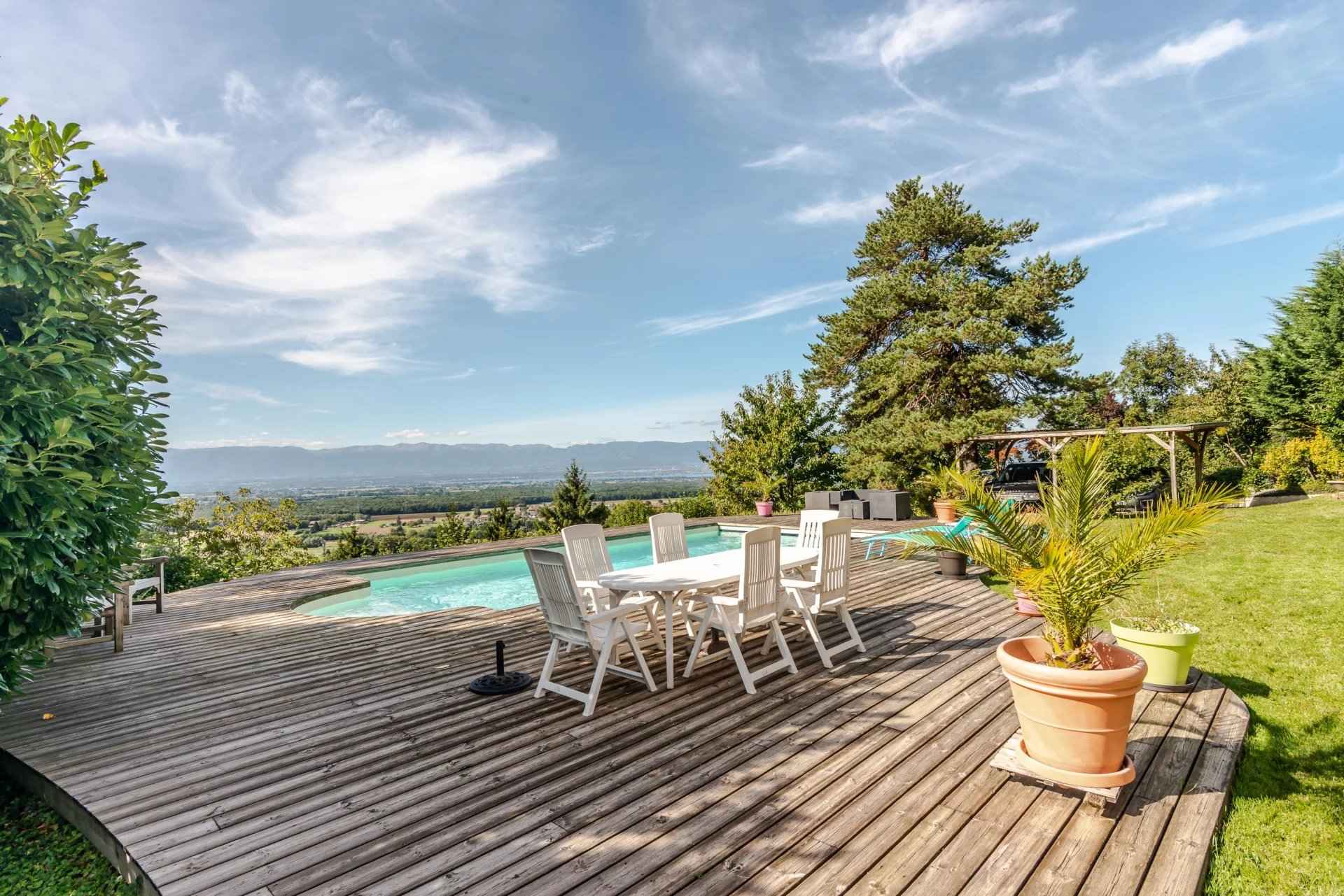 Maison / Villa - Barnes Évian, agence immobilière de prestige, piscine
